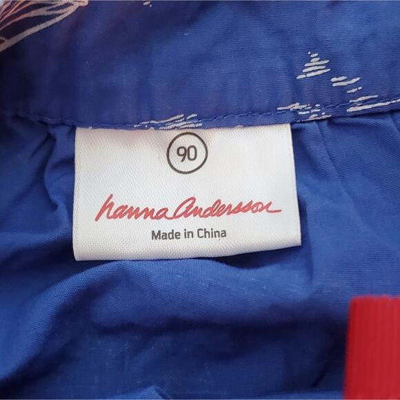 Hanna Andersson size 90 toddler girls dress sailboats size 3 US - Picture 6 of 7